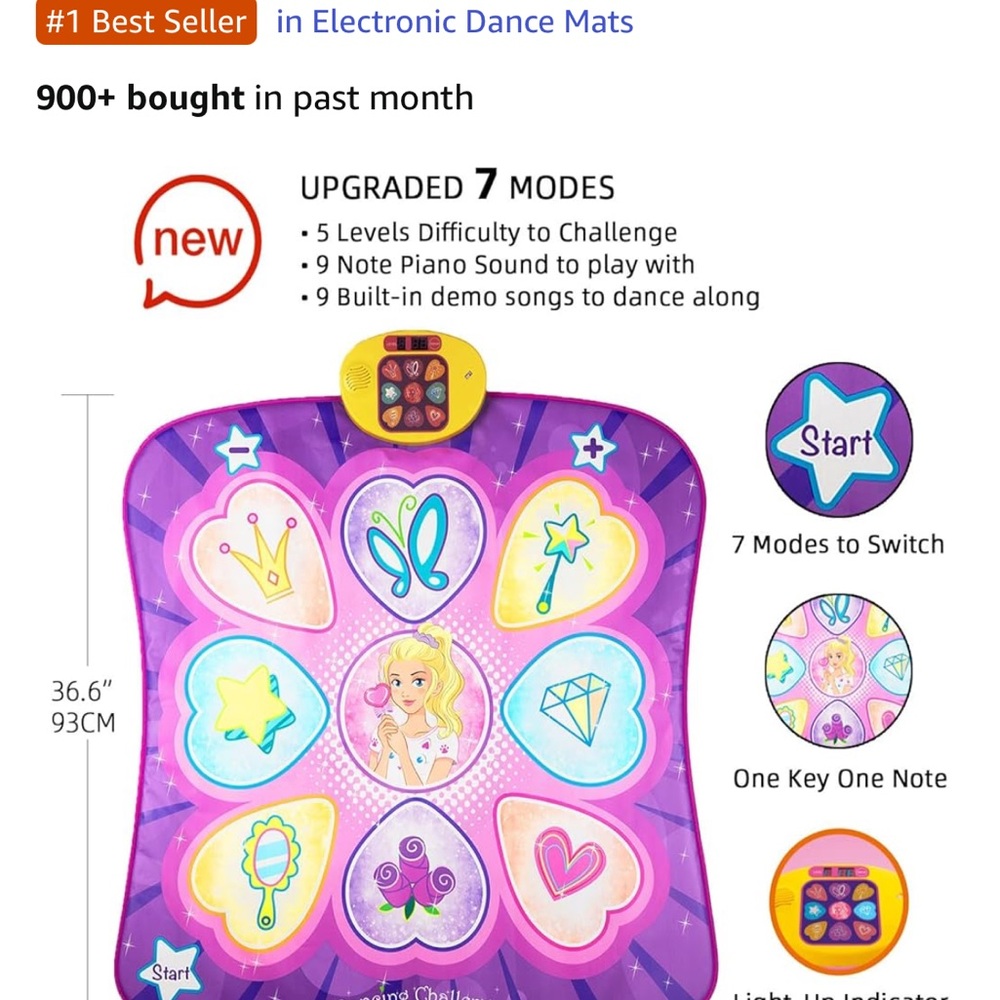 Dancing Challenge Playmat - Multicolor - Picture 3 of 4